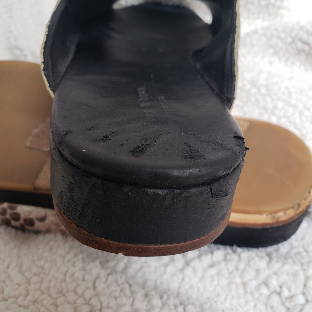 Rag & Bone leather X Python slides - Picture 8 of 11